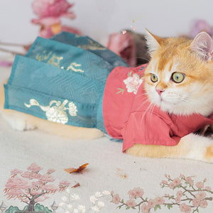 Elevate Your Pet's Style with Pet Hanfu Cat Clothes Dog Skirt
