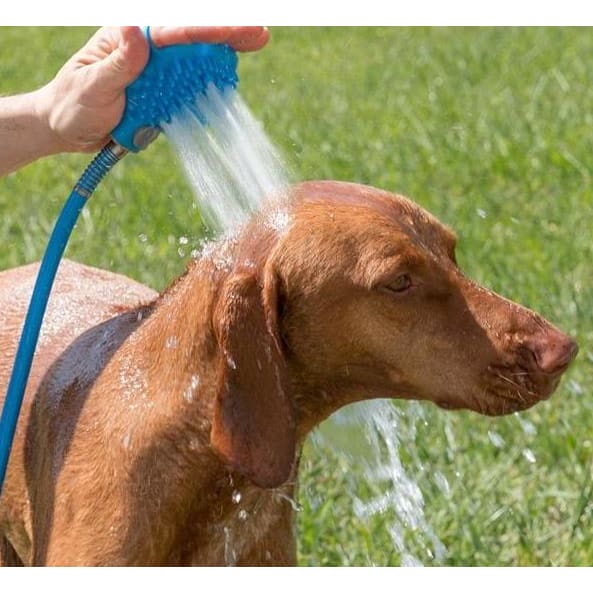 Pet Bathing Gloves Outdoor Shower Dog
