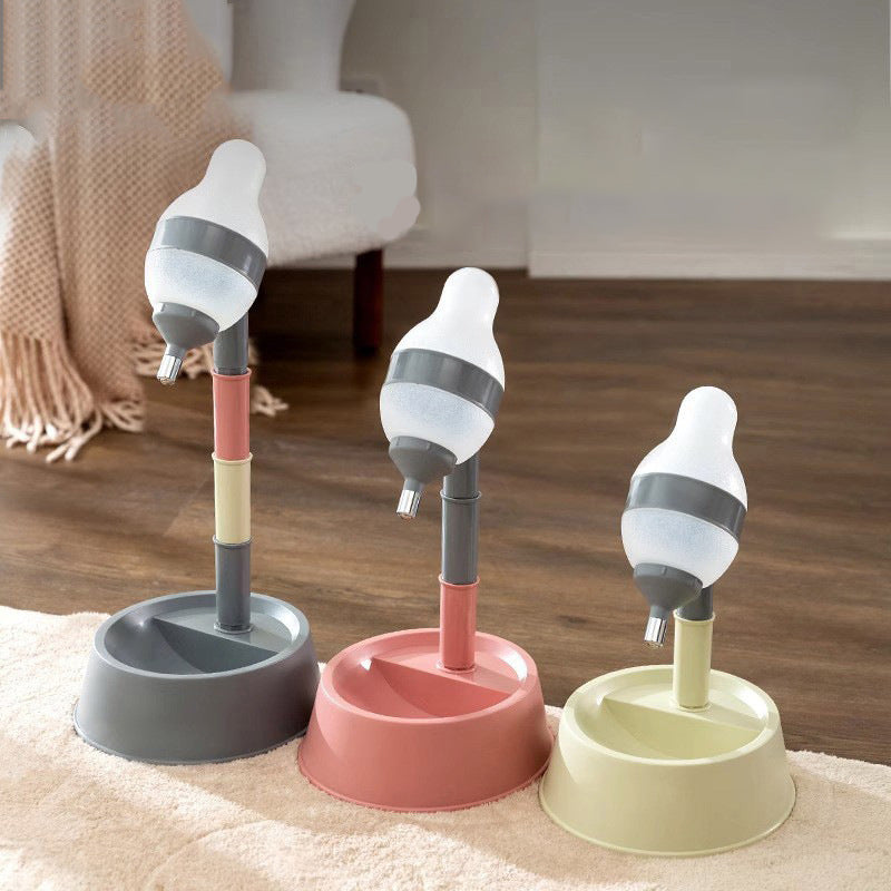 Pet Standing Water Dispenser Cat Dog Standing Bowl