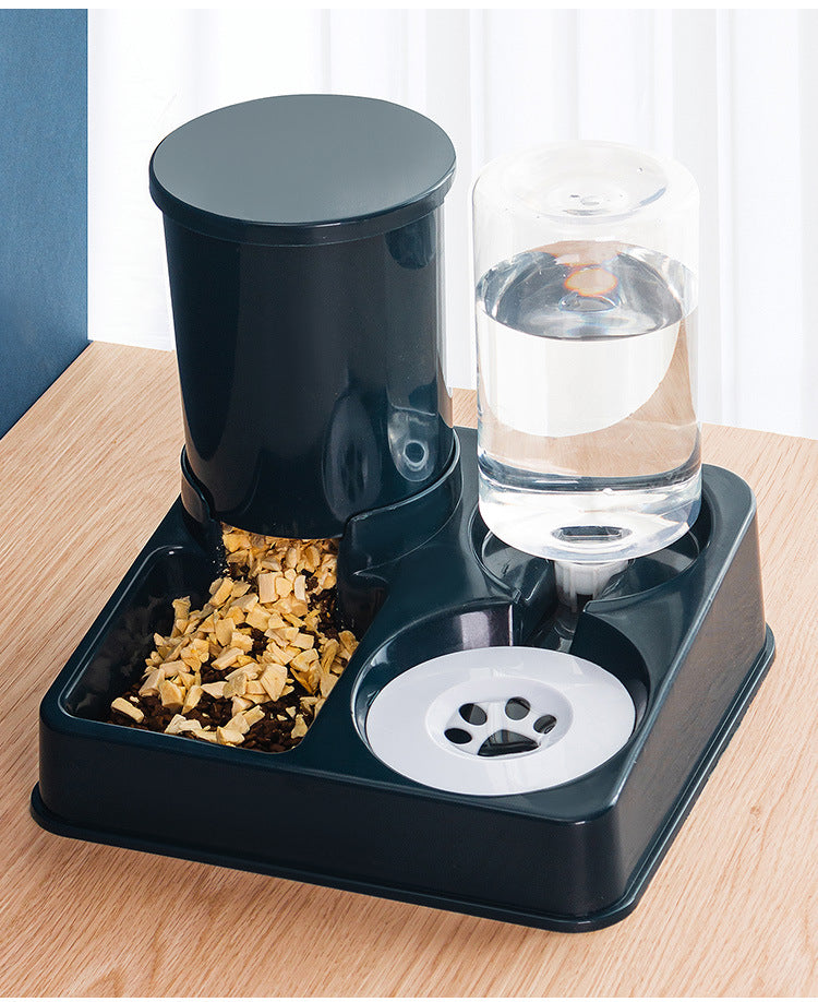 Pet Automatic Cat Food Dog Bowl And Basin