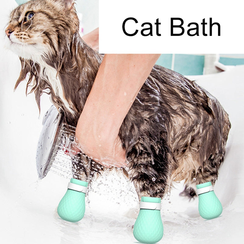 Wash cat feet set cat bath supplies