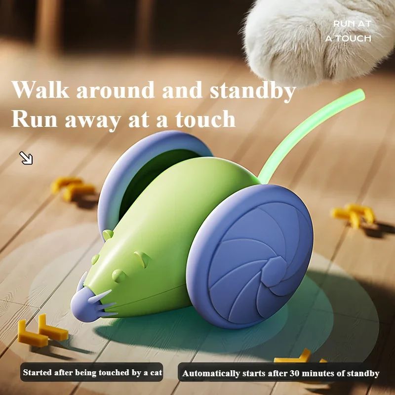 Interactive Electric Mouse Cat Toy Automatic