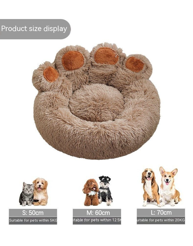 Pet Bed Winter Warm Hand-shaped