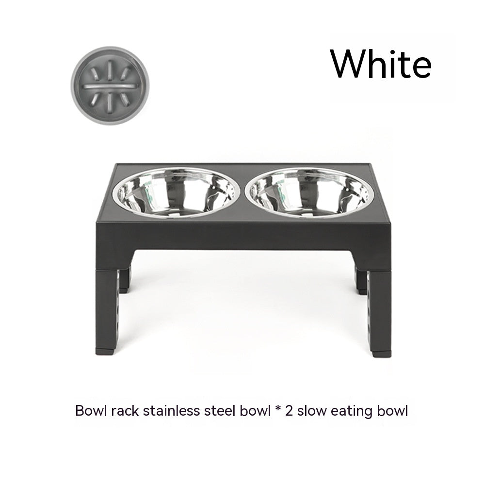 Lifting Dog Bowl Rack Neck Protection