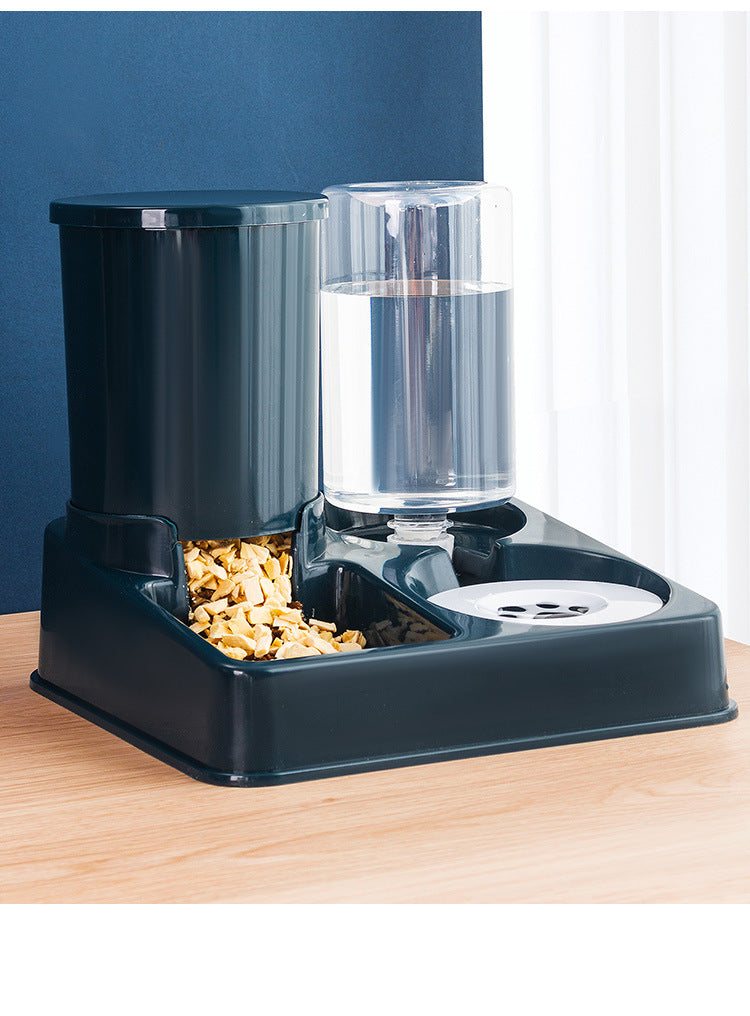 Pet Automatic Cat Food Dog Bowl And Basin