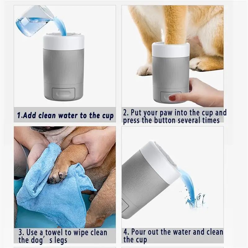 Pet Foot Washing Cup Dog Out Cleaning
