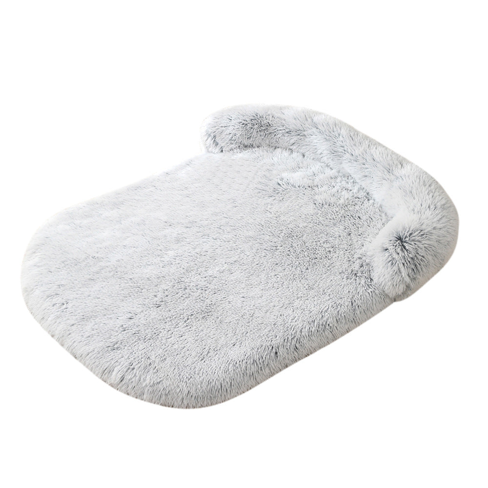Plush Doghouse Cathouse Pet Bed Warm Cushion