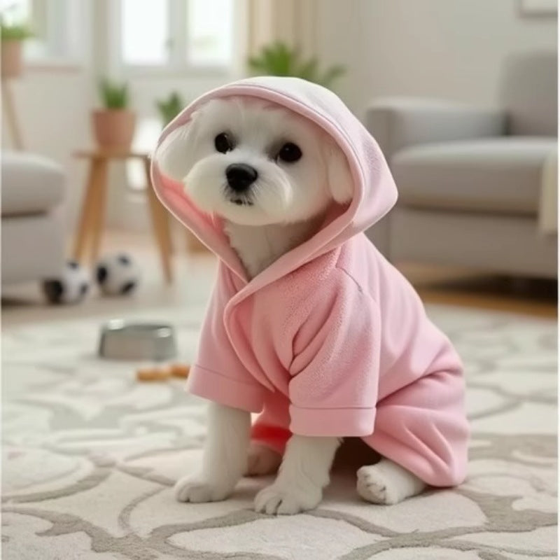 Pet Bath Towel Dog Wearable Bathrobe Soft