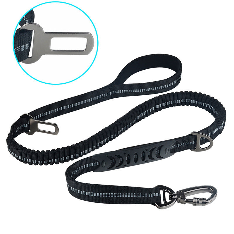 Car Traction Dog Leash Can Go Out