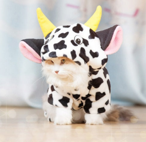 New Pet Dog Cat Coat Warm Cow