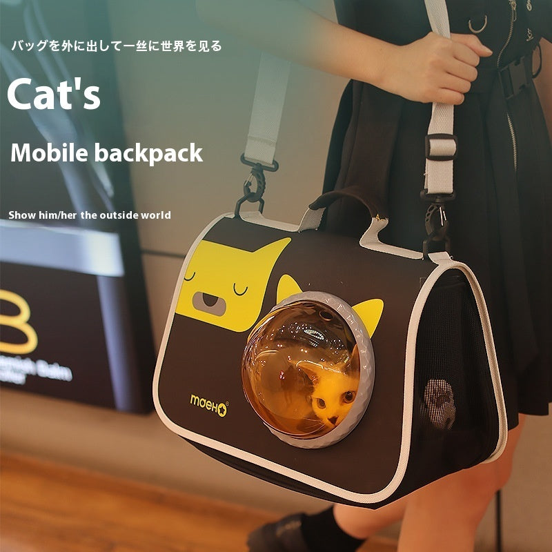 Pet Supplies Cat Bag Out Transparent