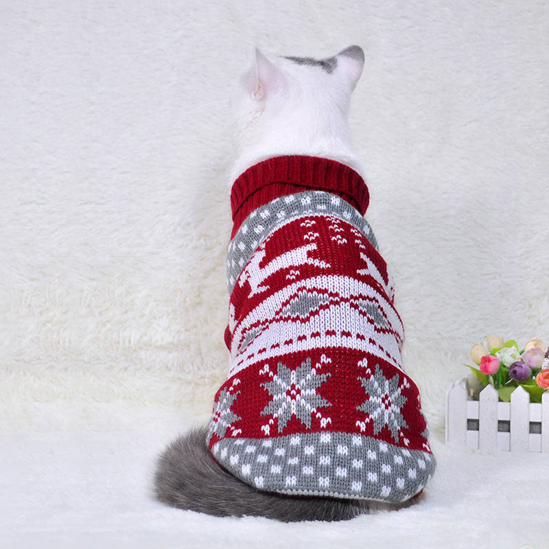 Dog Cat Sweater Pet Knitting