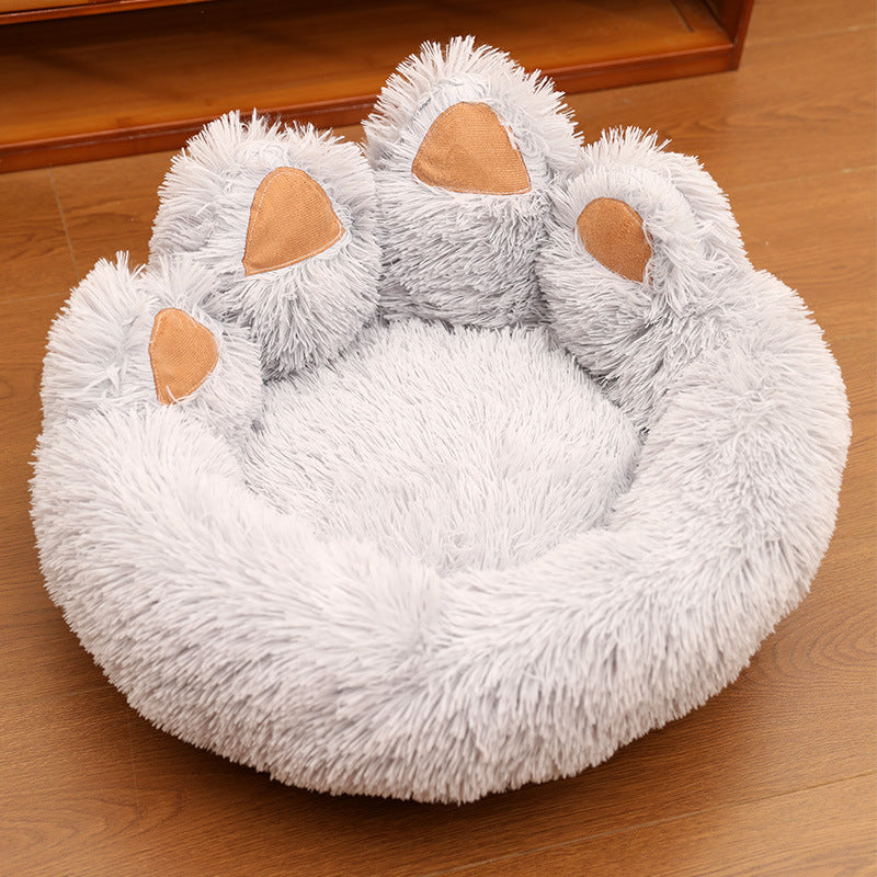 Plush Kennel Thickened Pet Bed