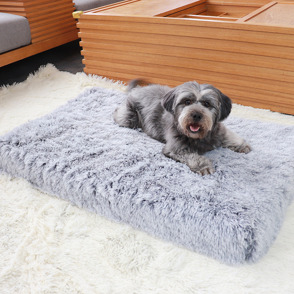 Plush Square Pet Bed