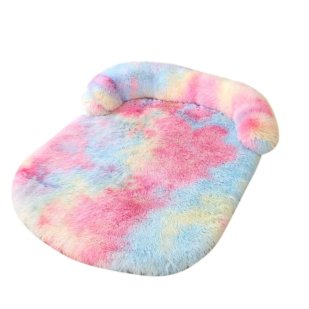 Plush Doghouse Cathouse Pet Bed Warm Cushion