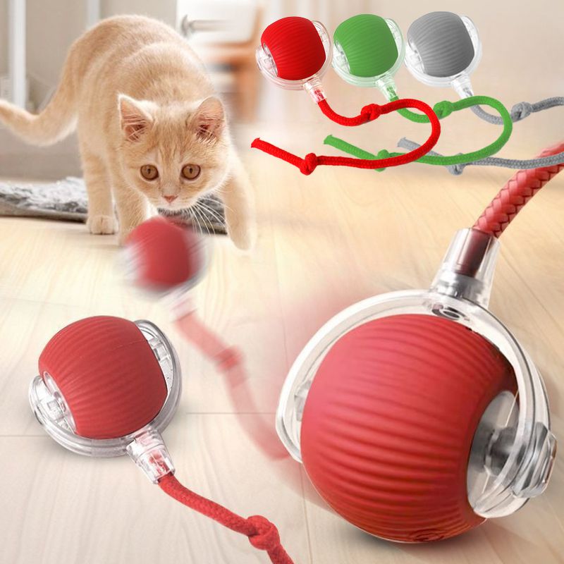 Cat Interactive Ball Toys Automatic Rolling