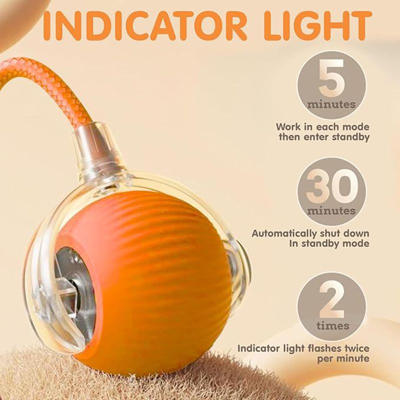 Cat Interactive Ball Toys Automatic Rolling