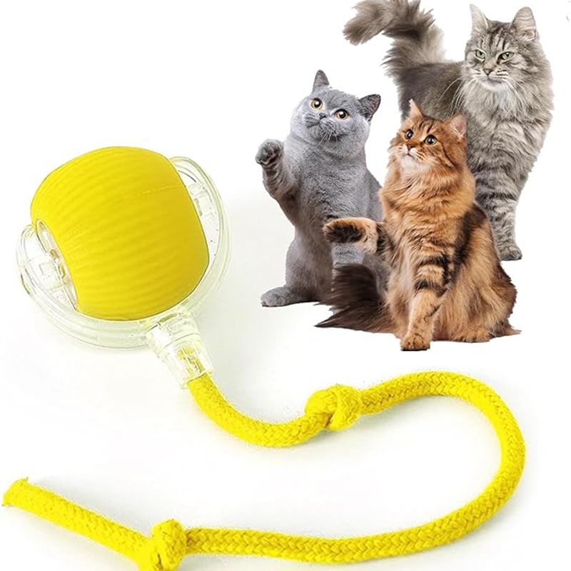 Cat Interactive Ball Toys Automatic Rolling