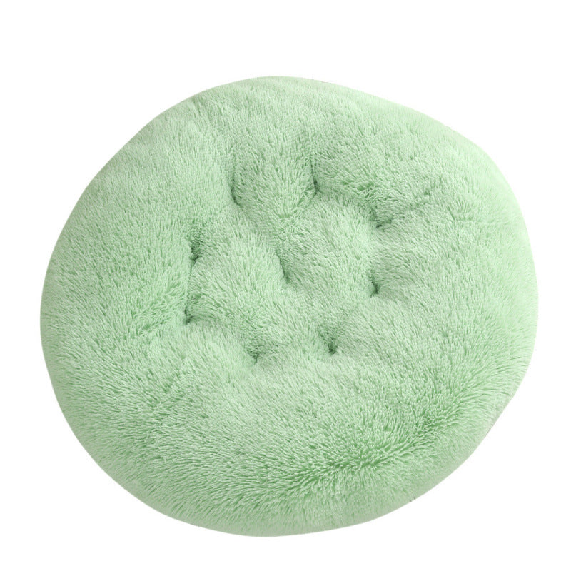 Round Pet Mat Dog Bed Plush Warm
