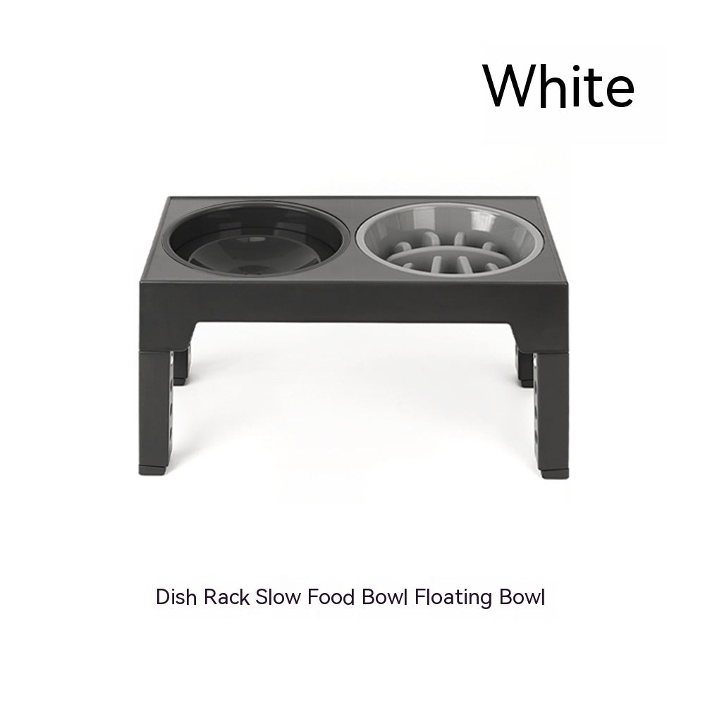 Lifting Dog Bowl Rack Neck Protection