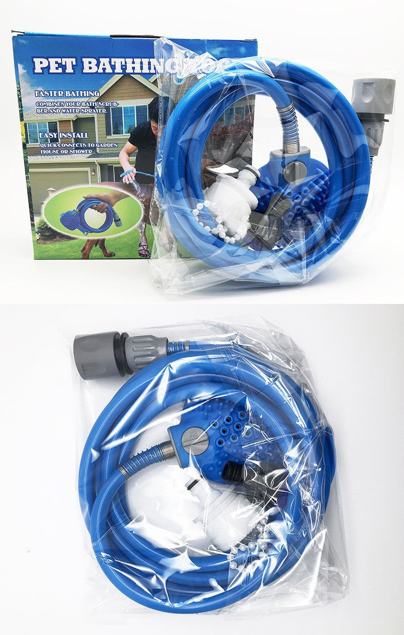 Pet Bathing Gloves Outdoor Shower Dog