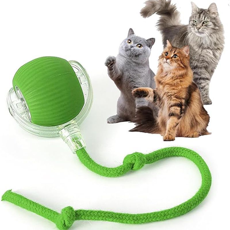 Cat Interactive Ball Toys Automatic Rolling