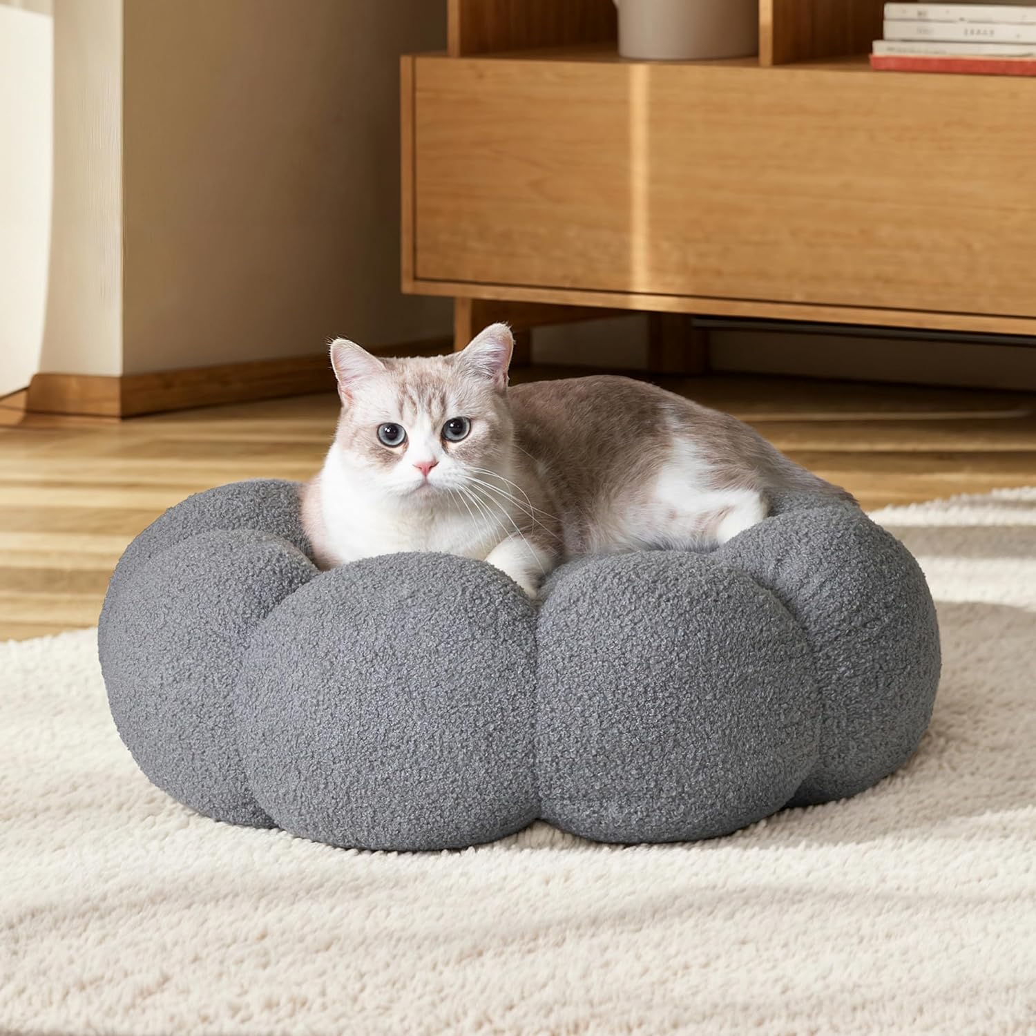 Cat Beds For Indoor Cats Fluffy Flower