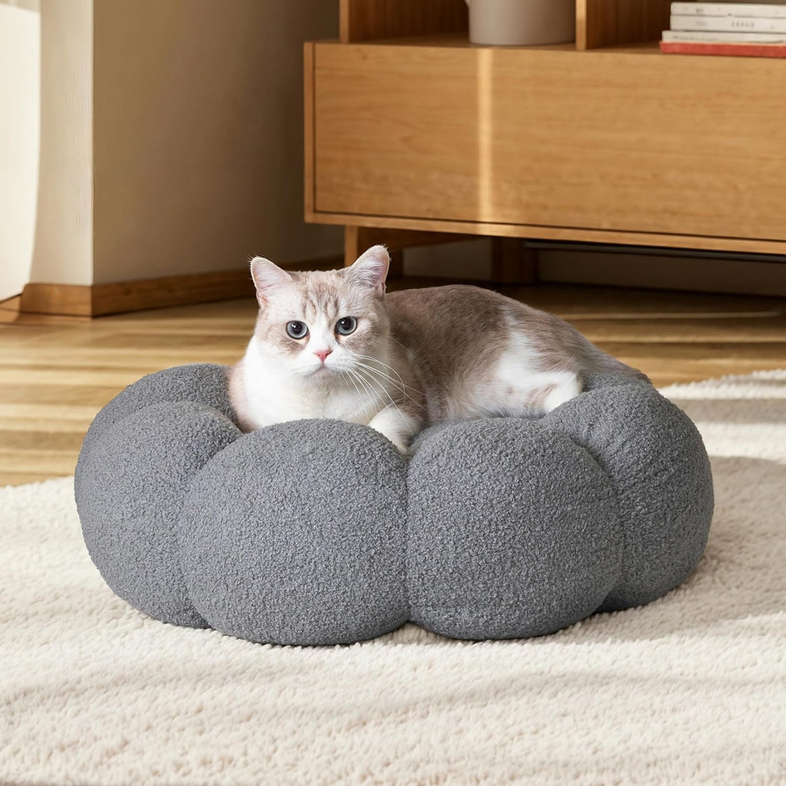 Cat Beds For Indoor Cats Fluffy Flower
